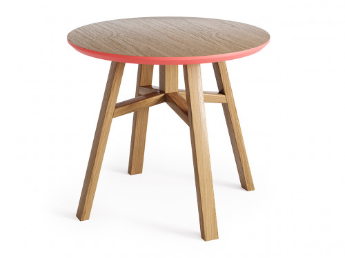 стол журнальный mack натуральный дуб, коралловый в Калининграде