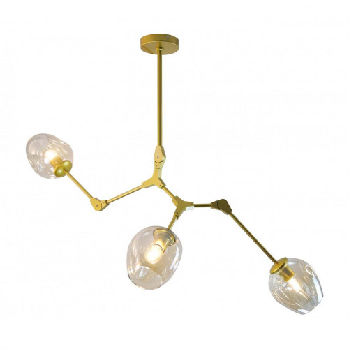 потолочная люстра kink light нисса 07512-3,33 янтарная в Калининграде
