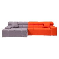 диван tufty-time sofa угловой модульный серый с оранжевым в Калининграде