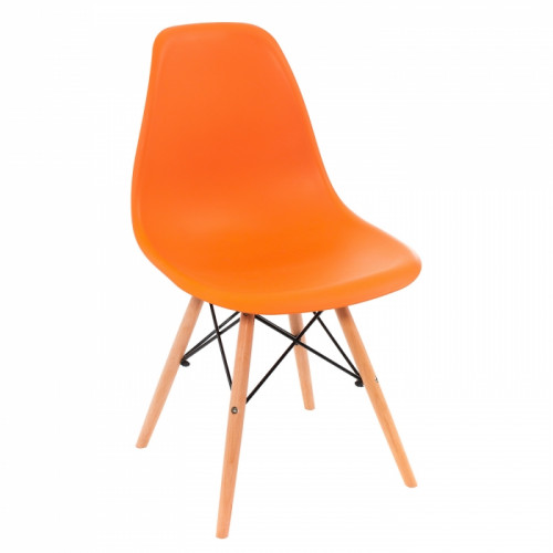 стул деревянный eames pc-015 orange в Калининграде