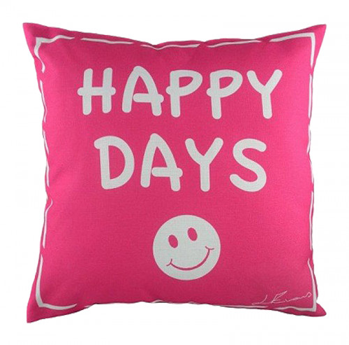 подушка с надписью happy days в Калининграде