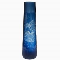 ваза стеклянная (синяя) 75*20 в Калининграде