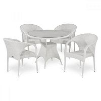 комплект плетеной мебели white на 4 персоны в Калининграде