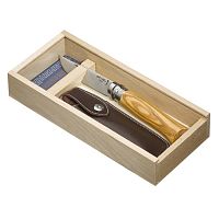 нож stainless steel с ручкой из оливы 8,5 см в Калининграде