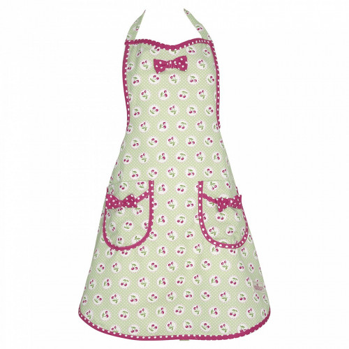 фартук cherry berry p.green w/bow в Калининграде