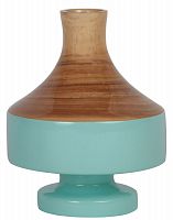 ваза настольная rustic chic vase wood blue в Калининграде