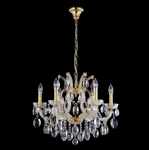 подвесная люстра crystal lux hollywood sp6 gold в Калининграде
