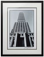 постер в черной раме 44х57 см empire state building в Калининграде