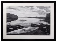постер с паспарту в раме four boats at sunset в Калининграде