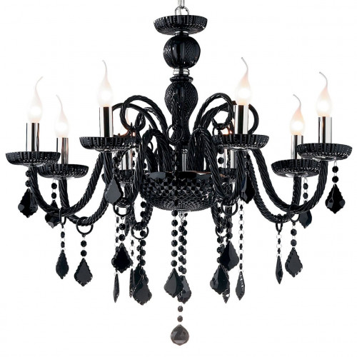 подвесная люстра ideal lux giudecca sp8 nero в Калининграде