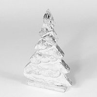 украшение новогоднее на подставке ель серебряная snow tree, 32х19х5 см в Калининграде