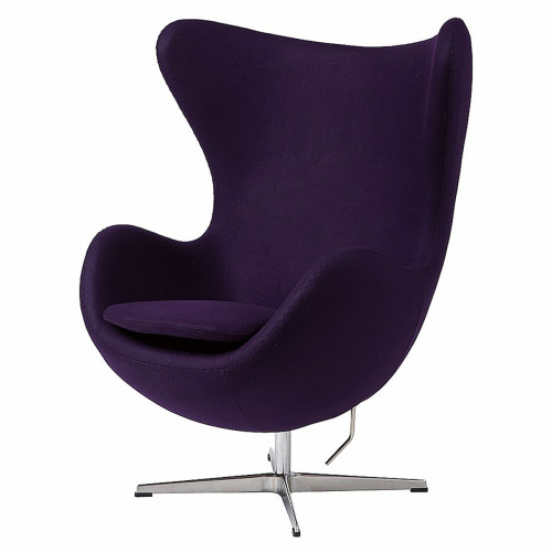 кресло egg chair темно-фиолетовое в Калининграде