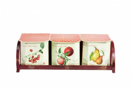 набор емкостей для хранения на подставке fruits в Калининграде