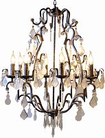 люстра palla чёрная, прозрачная в Калининграде